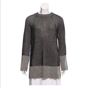Maiyet cashmere sweater in black/white